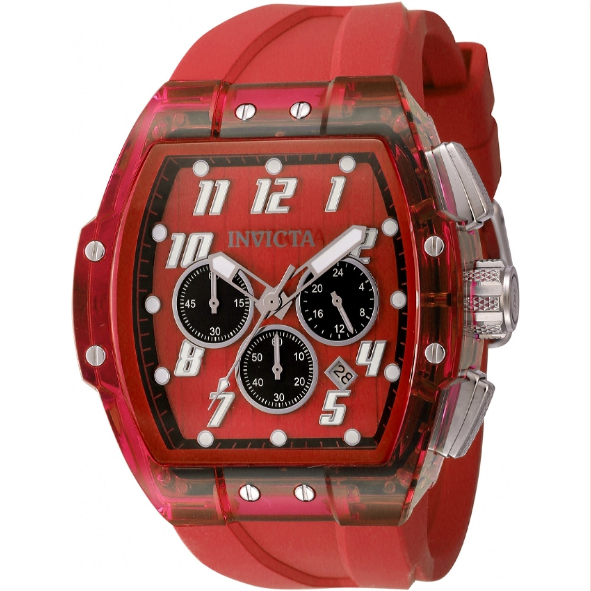 Invicta Quartz S1 Rally Red Dial Men's Watch 45483