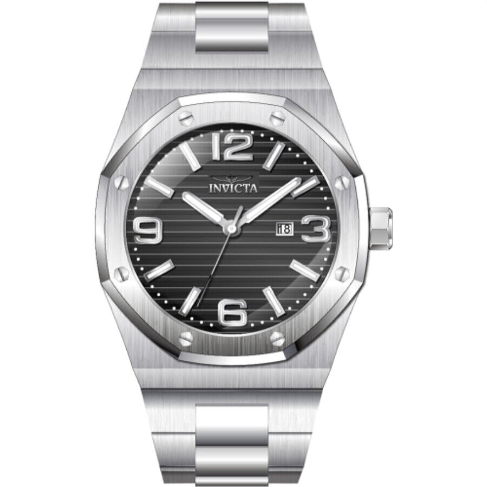 Invicta Quartz Huracan Black Dial Men's Watch 45781