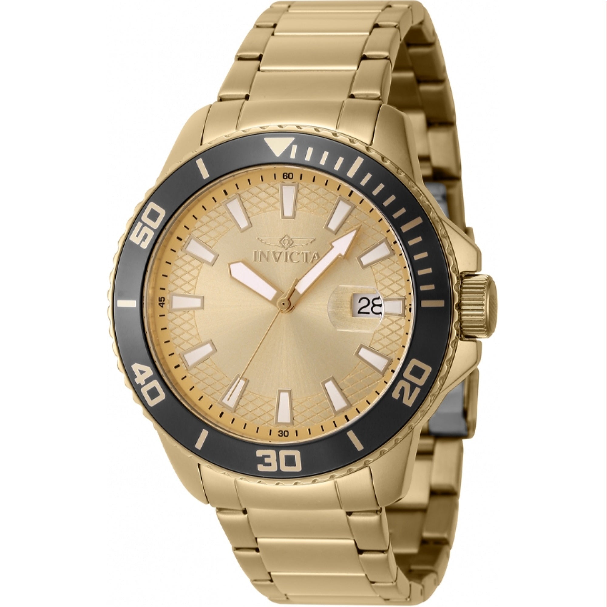 Invicta Quartz Pro Diver Gold Dial Men's Watch 46069