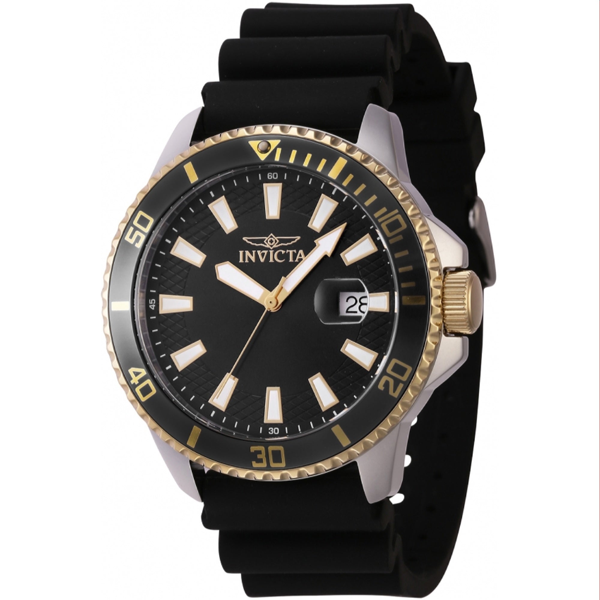 Invicta Quartz Pro Diver Black Dial Men's Watch 46132
