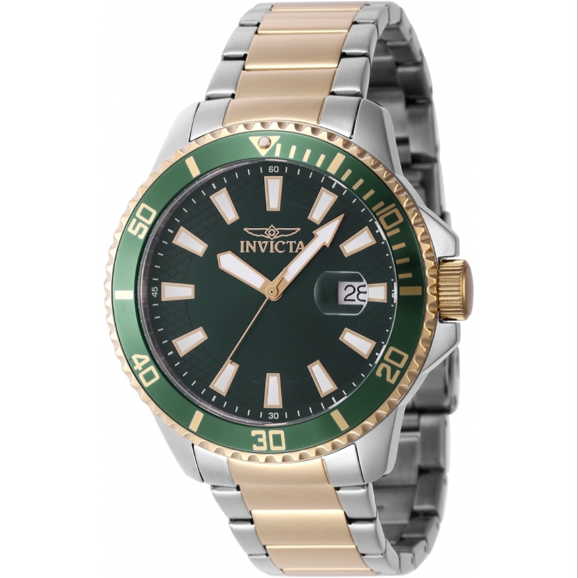Invicta Quartz Pro Diver Green Dial Men's Watch 46143