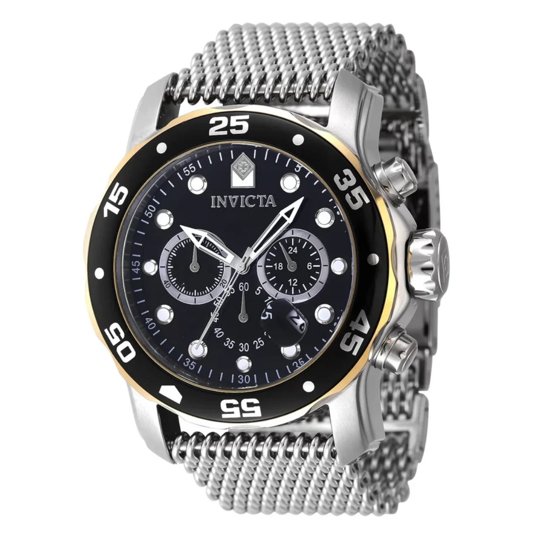 Invicta Quartz Pro Diver Black Dial Men's Watch 48073