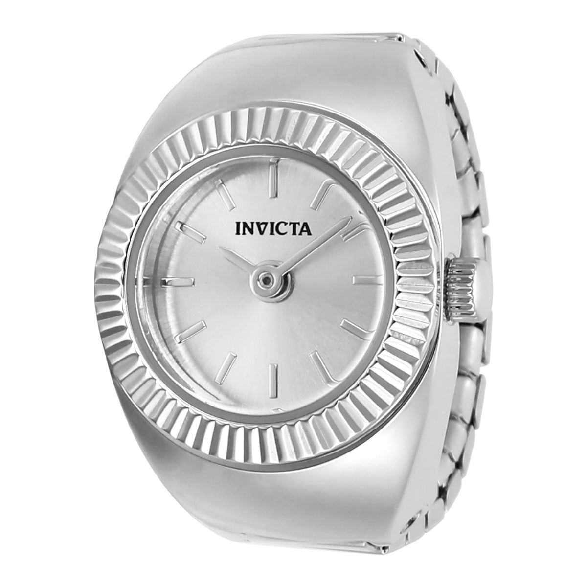 Invicta Quartz Mini Silver Dial Women's Ring Watch 48946