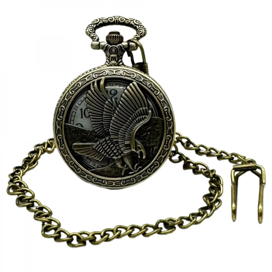 Invicta Quartz Vintage White Dial Men's Pocket Watch 49003