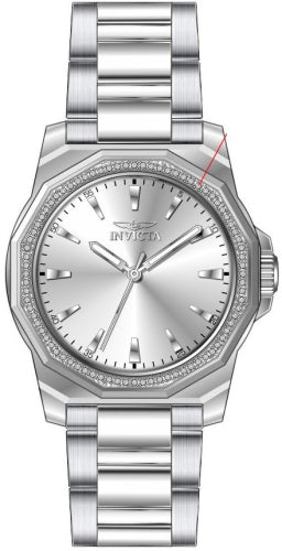 Invicta Quartz Speedway Silver Dial Women's Watch 49110