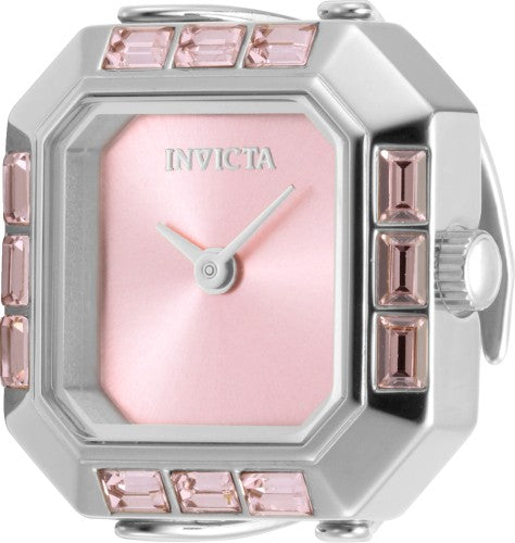 Invicta Quartz Mini Pink Dial Women's Ring Watch 49581