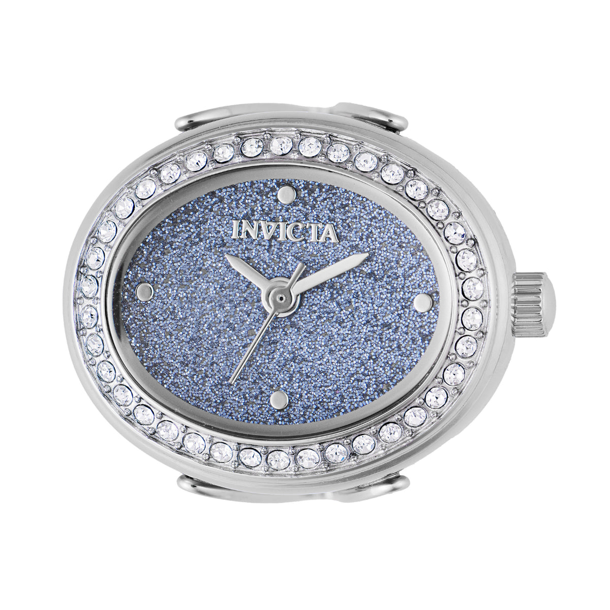 Invicta Quartz Mini Blue Dial Women's Ring Watch 49596