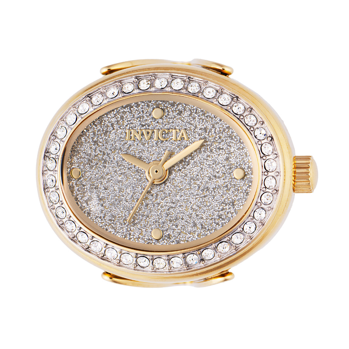 Invicta Quartz Mini Silver Dial Women's Ring Watch 49599