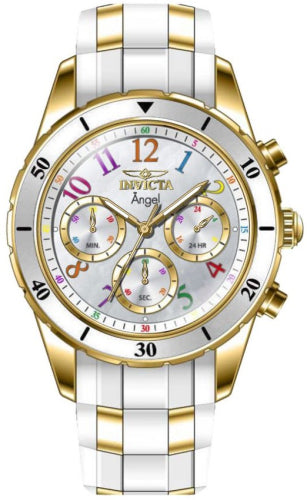Invicta Quartz Angel White Dial Women's Watch 49801