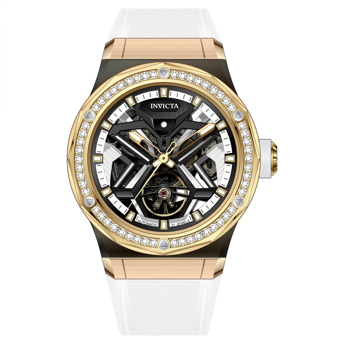 InvictaMen's 70138 Objet D Art Mechanical JH3106 Steel Dial Watch