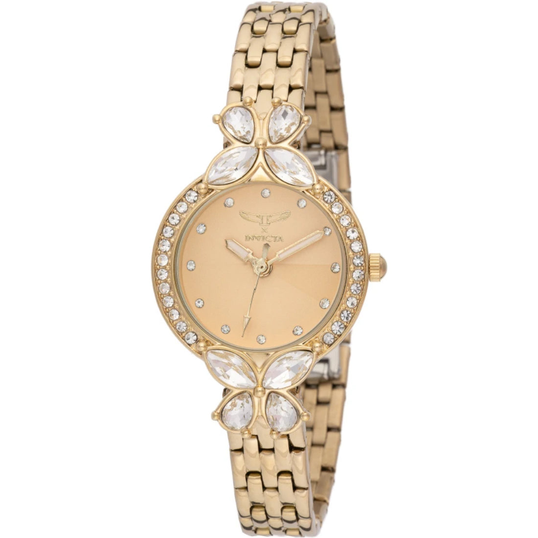 Invicta Quartz Wildflower Gold Dial Women's Watch 69094