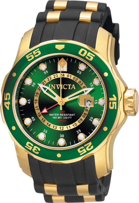 Invicta Quartz Pro Diver Green Dial Men's Watch 6994