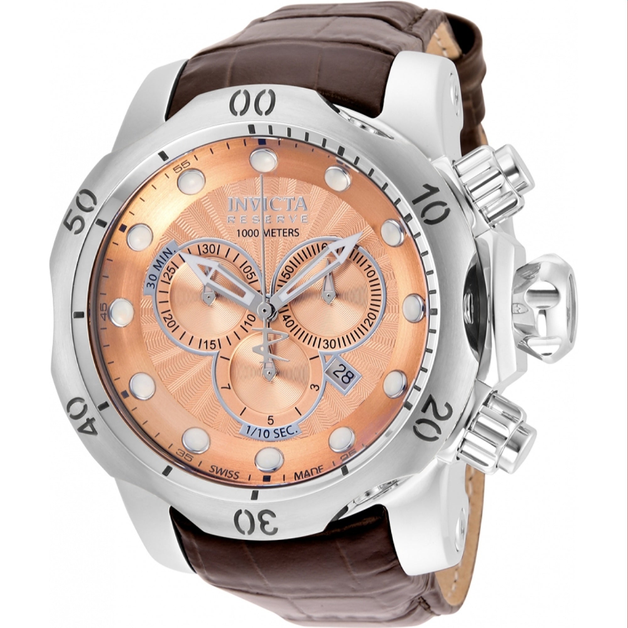 Invicta Quartz Venom Rose Gold Dial Men's Watch 80695