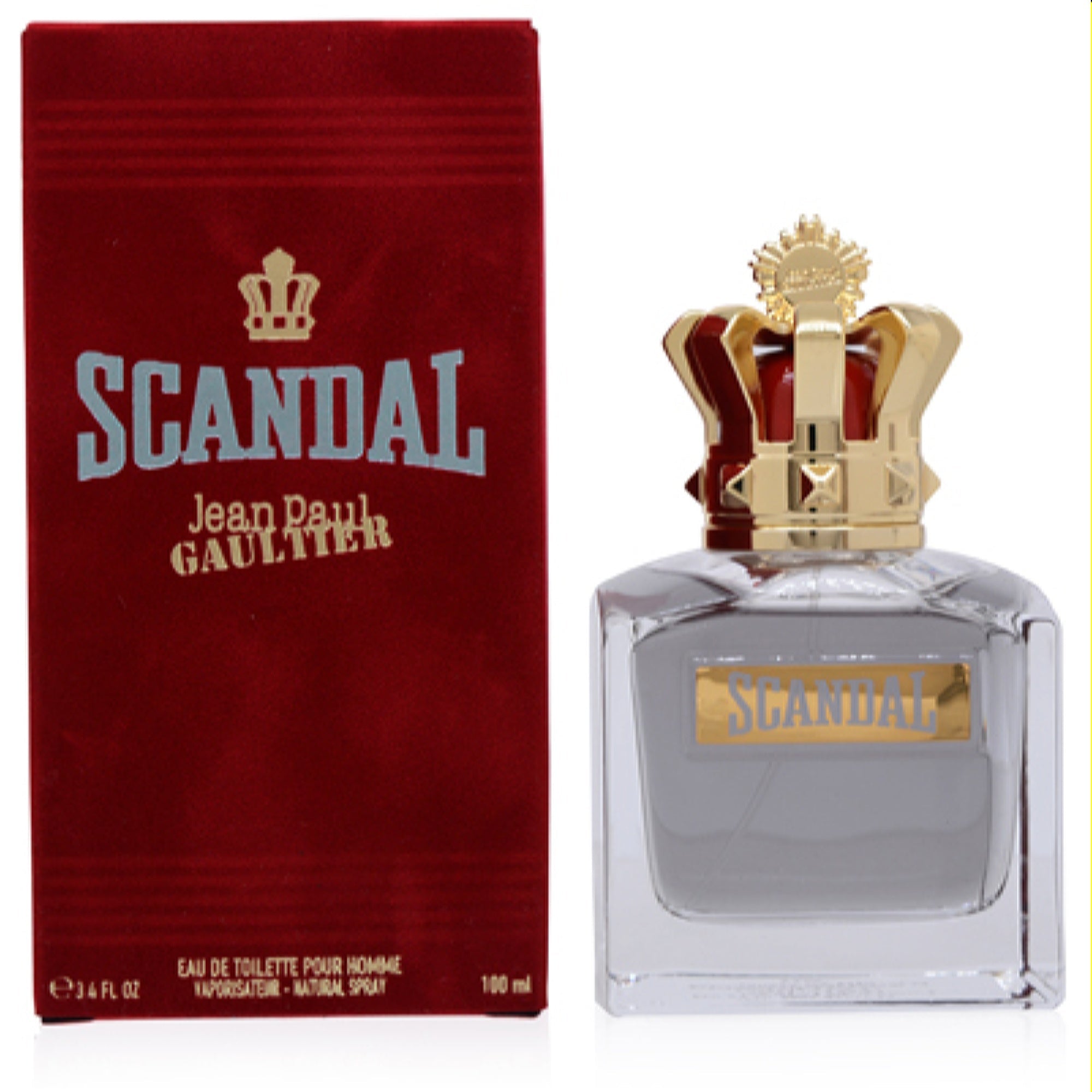 Jean Paul Gaultier Men's J.P.Gaultier Scandal J.P.G. Edt Refillable Spray 3.4 Oz (100 Ml) 8435415030885