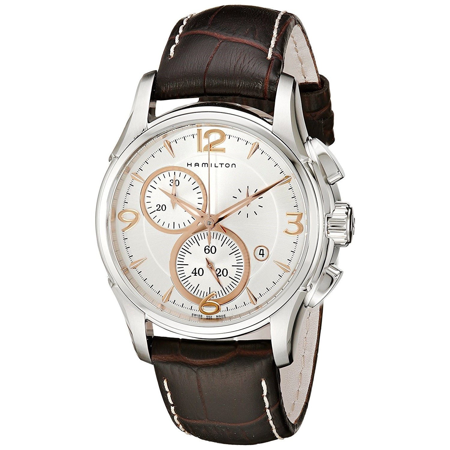 Hamilton Jazzmaster Automatic Chronograph Automatic Silver Dial Men's Watch H32612555