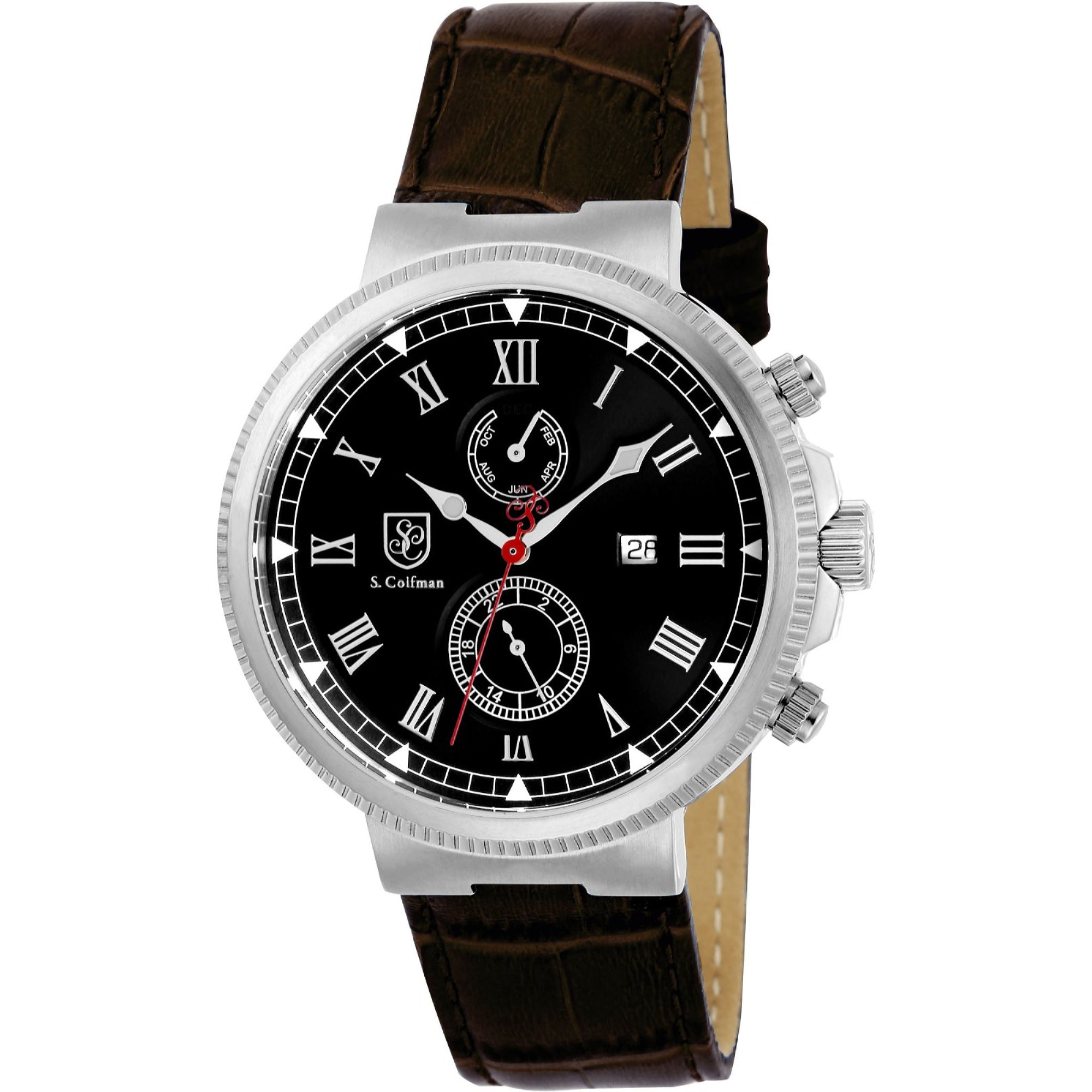 S. Coifman Quartz Black Dial Men's Watch SC0380