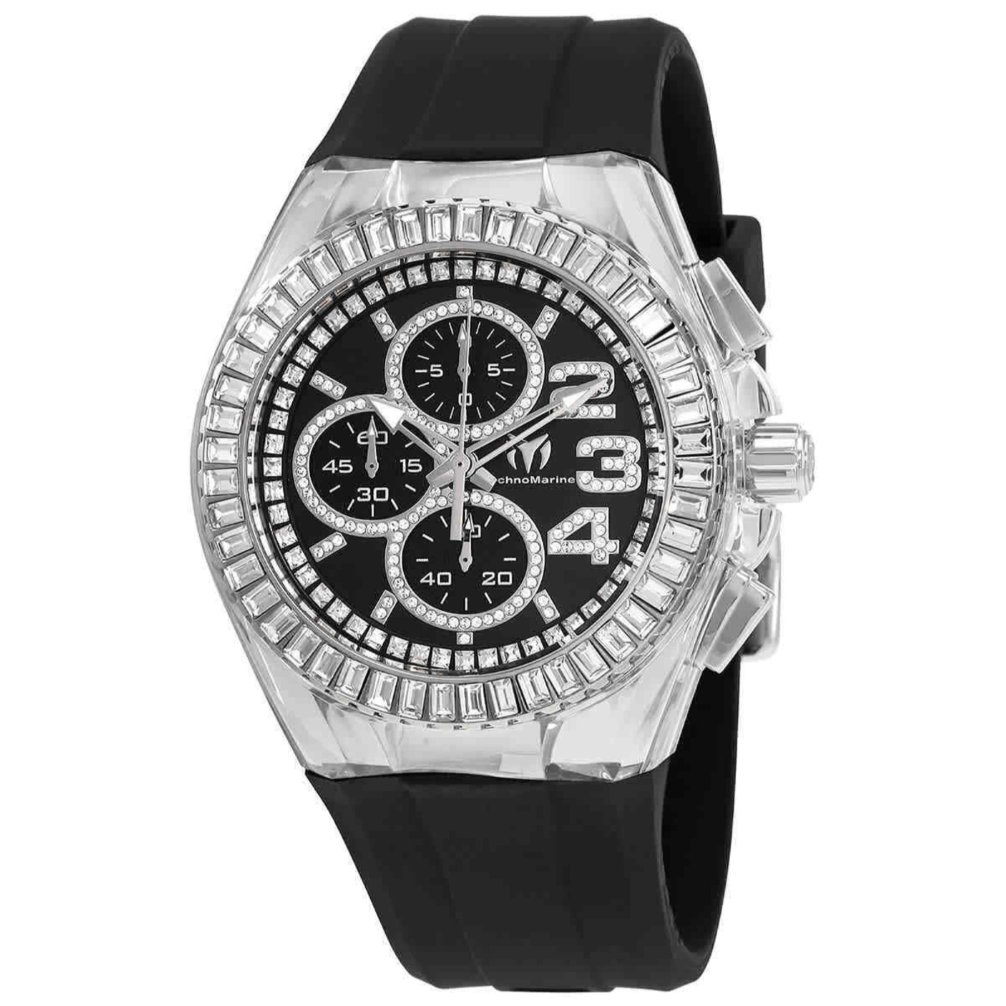 TechnoMarine Quartz Glitz Silver Dial Men's Watch TM-121006