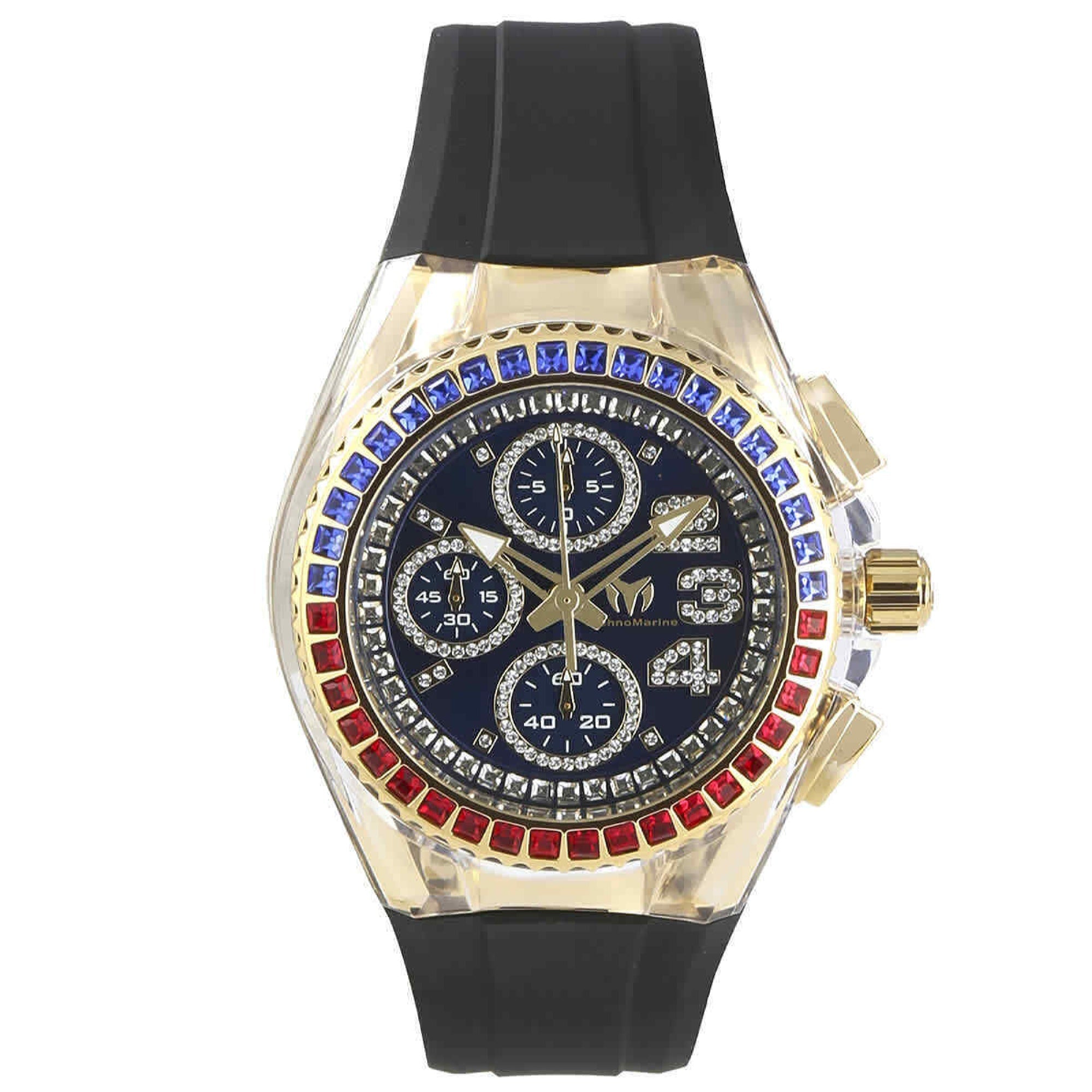 TechnoMarine Quartz Glitz Silver Dial Women's Watch TM-121048