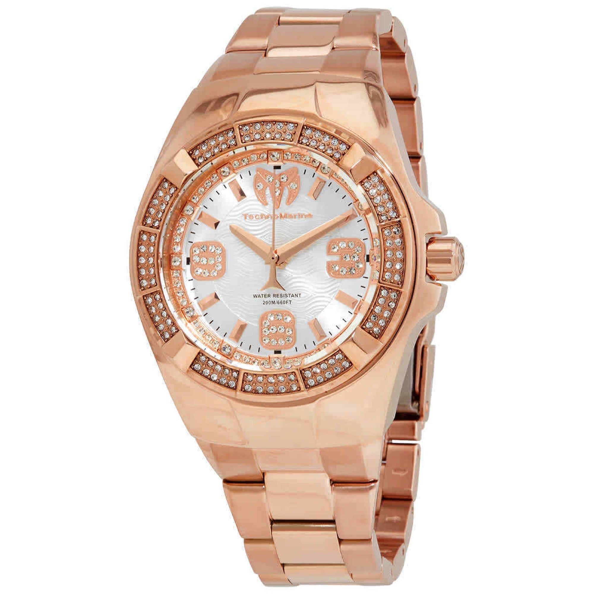 TechnoMarine Quartz Glitz Silver Dial Men's Watch TM-121107