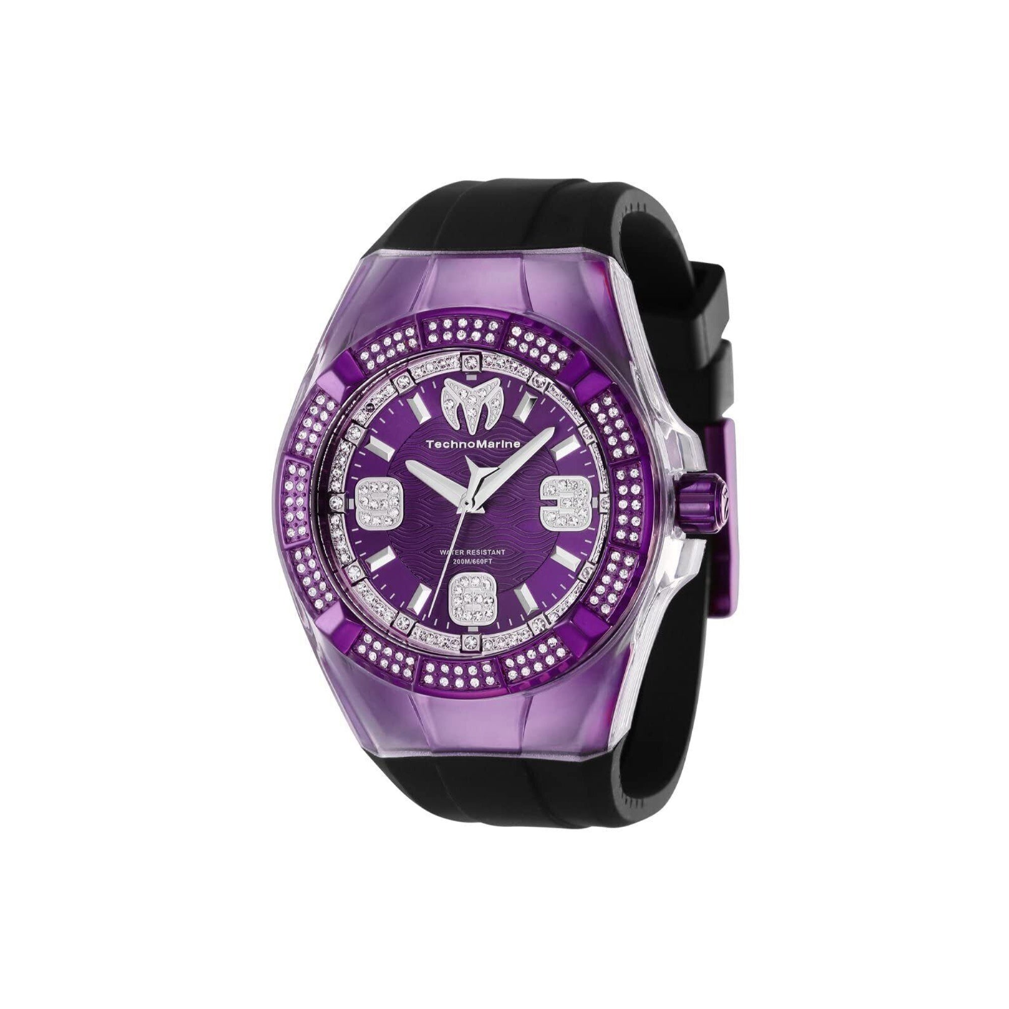 TechnoMarine Quartz Purple Dial Men's Watch TM-121224