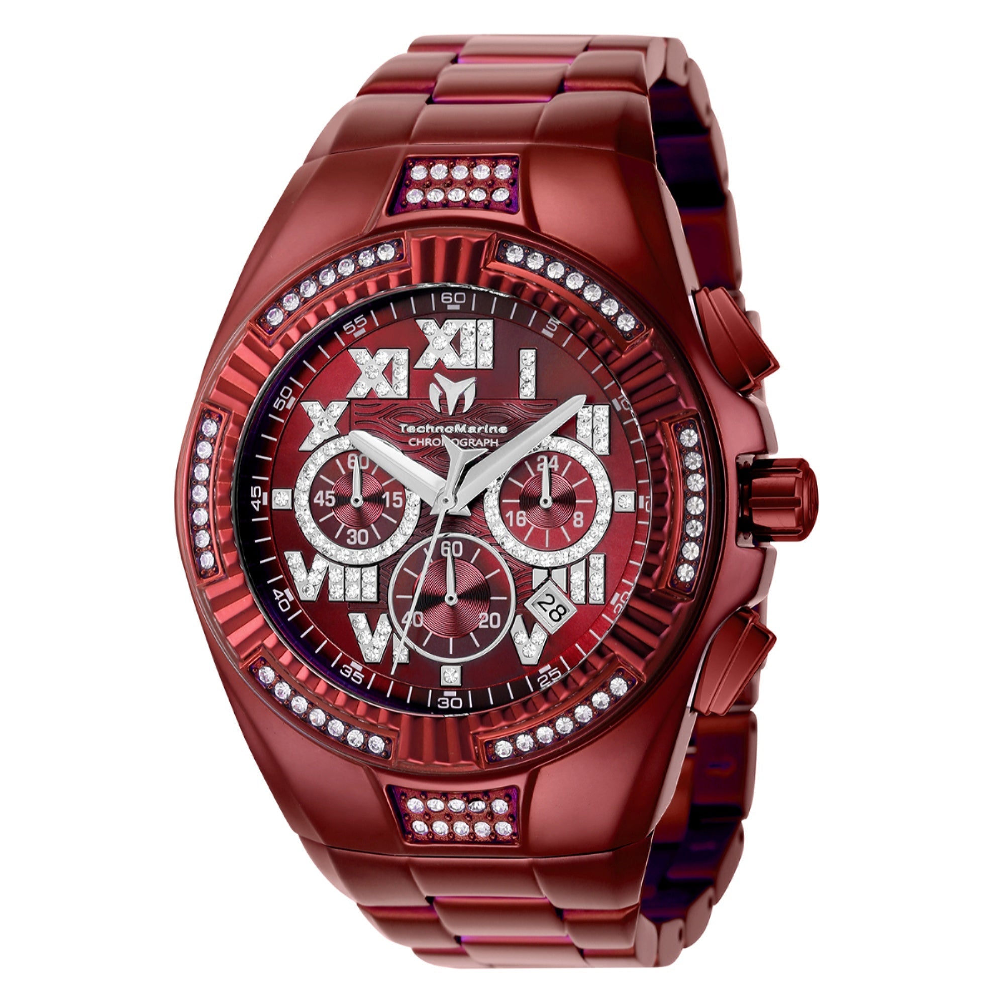 TechnoMarine Quartz Red Dial Men's Watch TM-121232