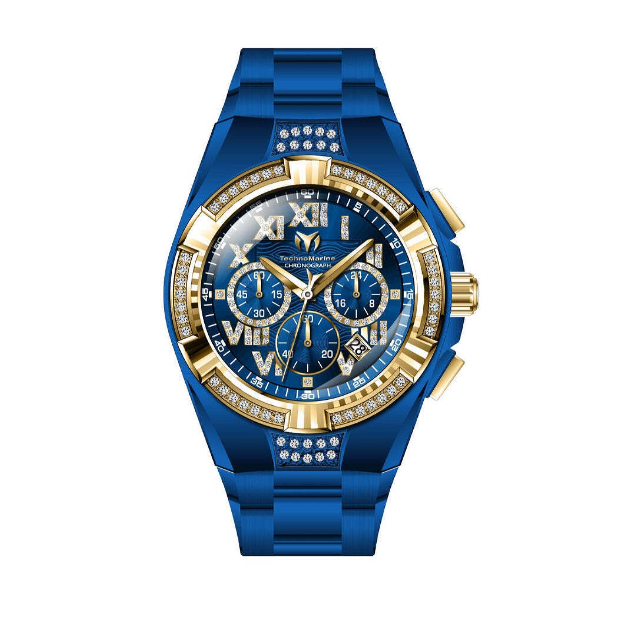 TechnoMarine Quartz Blue Dial Men's Watch TM-121238