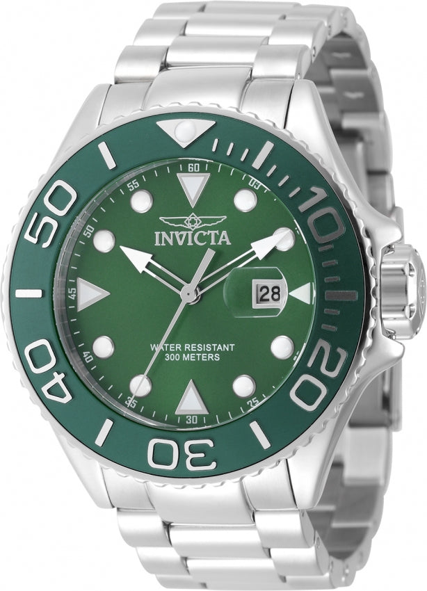Invicta Quartz Pro Diver Green Dial Men's Watch 49638