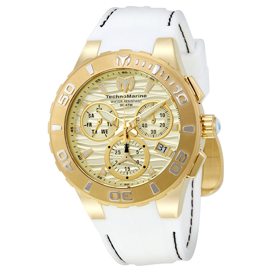 TechnoMarine Quartz Cruise Gold Dial Men's Watch TM-115078