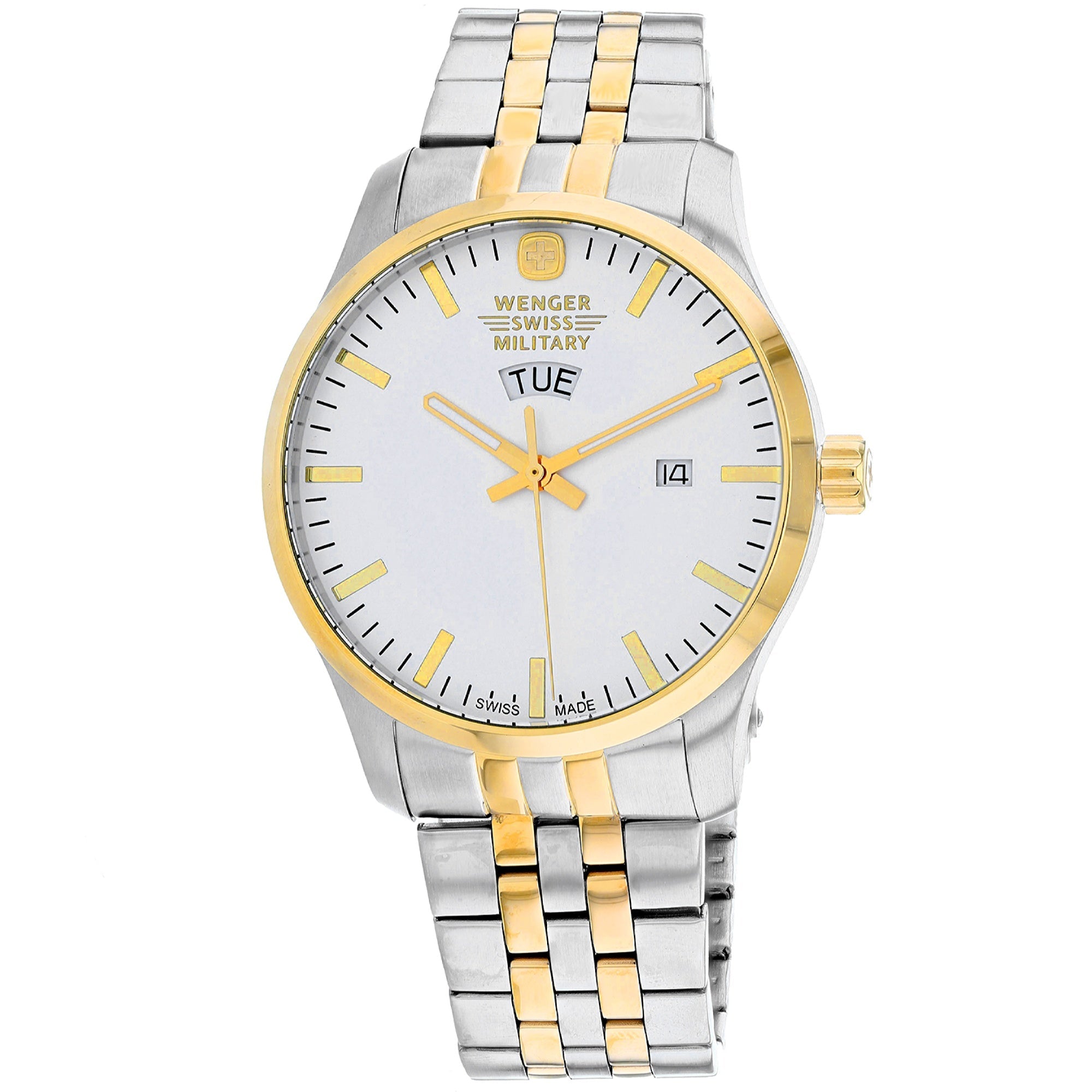 Wenger Quartz Terragraph White Dial Men's Watch 01.9041.2140