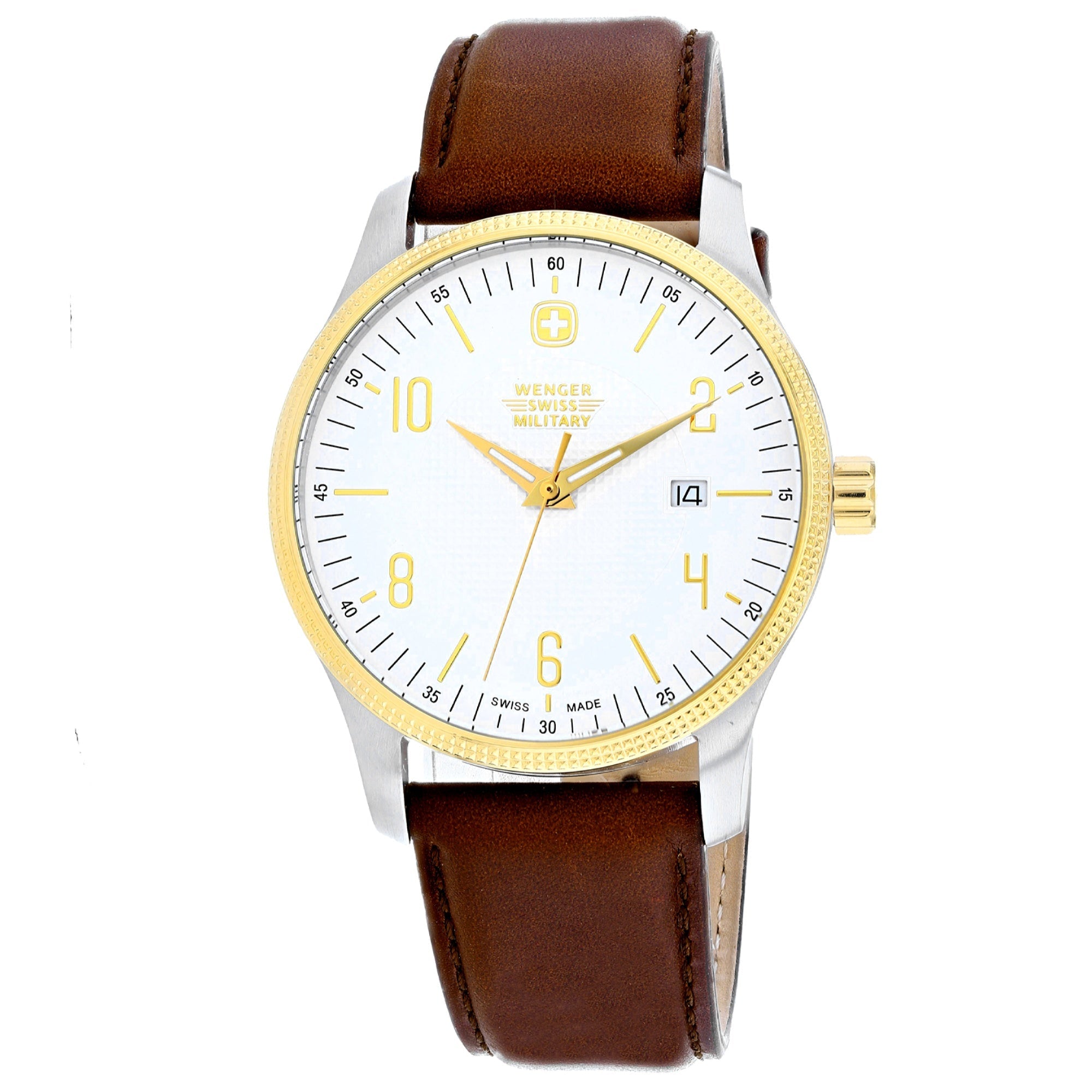Wenger Quartz Terragraph White Dial Men's Watch 01.9041.215C