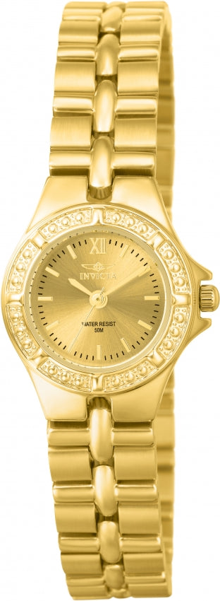 Invicta Wildflower Quartz Gold-Tone Dial Women's Watch 0137