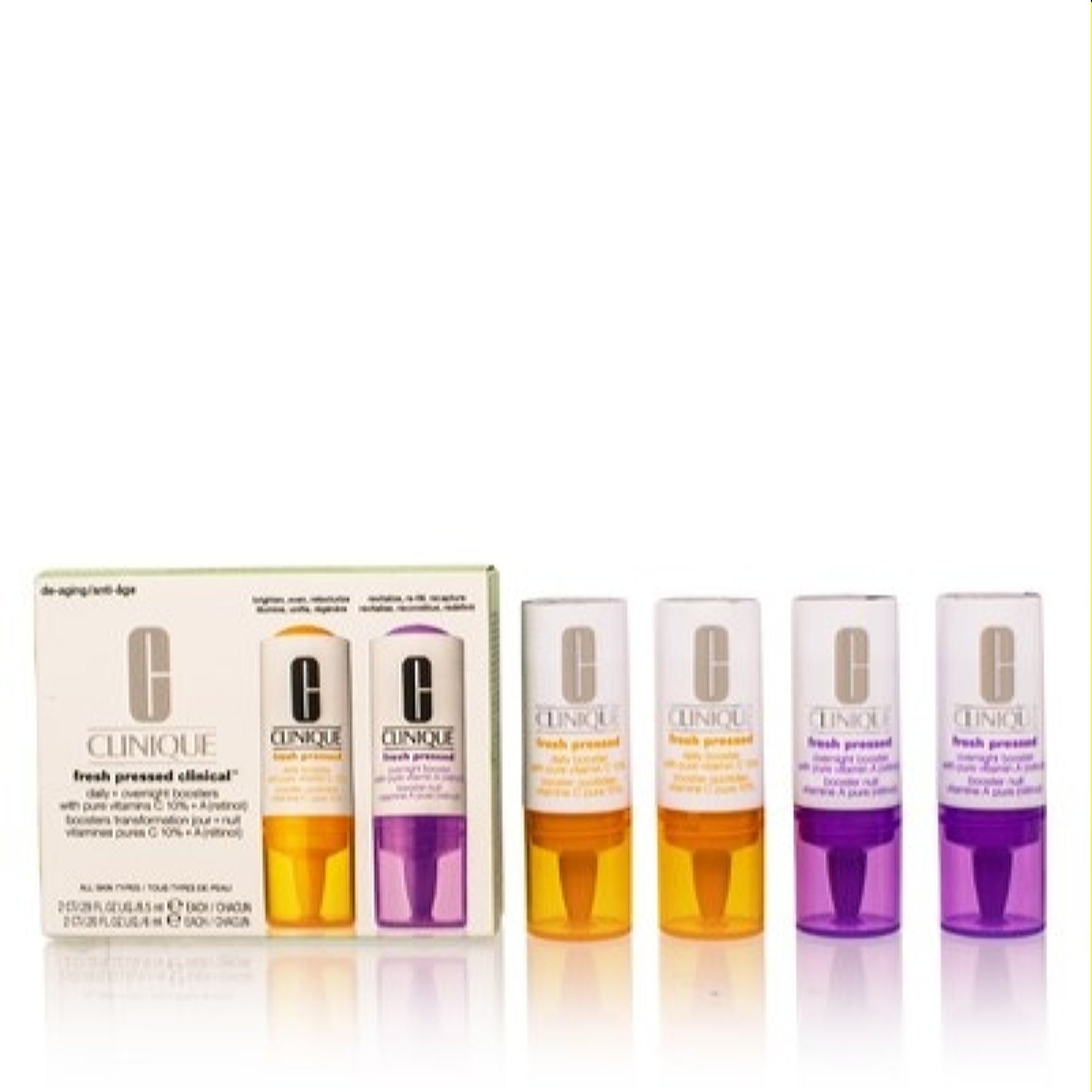 Clinique Clinique Fresh Pressed Clinical Daily+Overnight Boosters W Vitamins C 020714908614