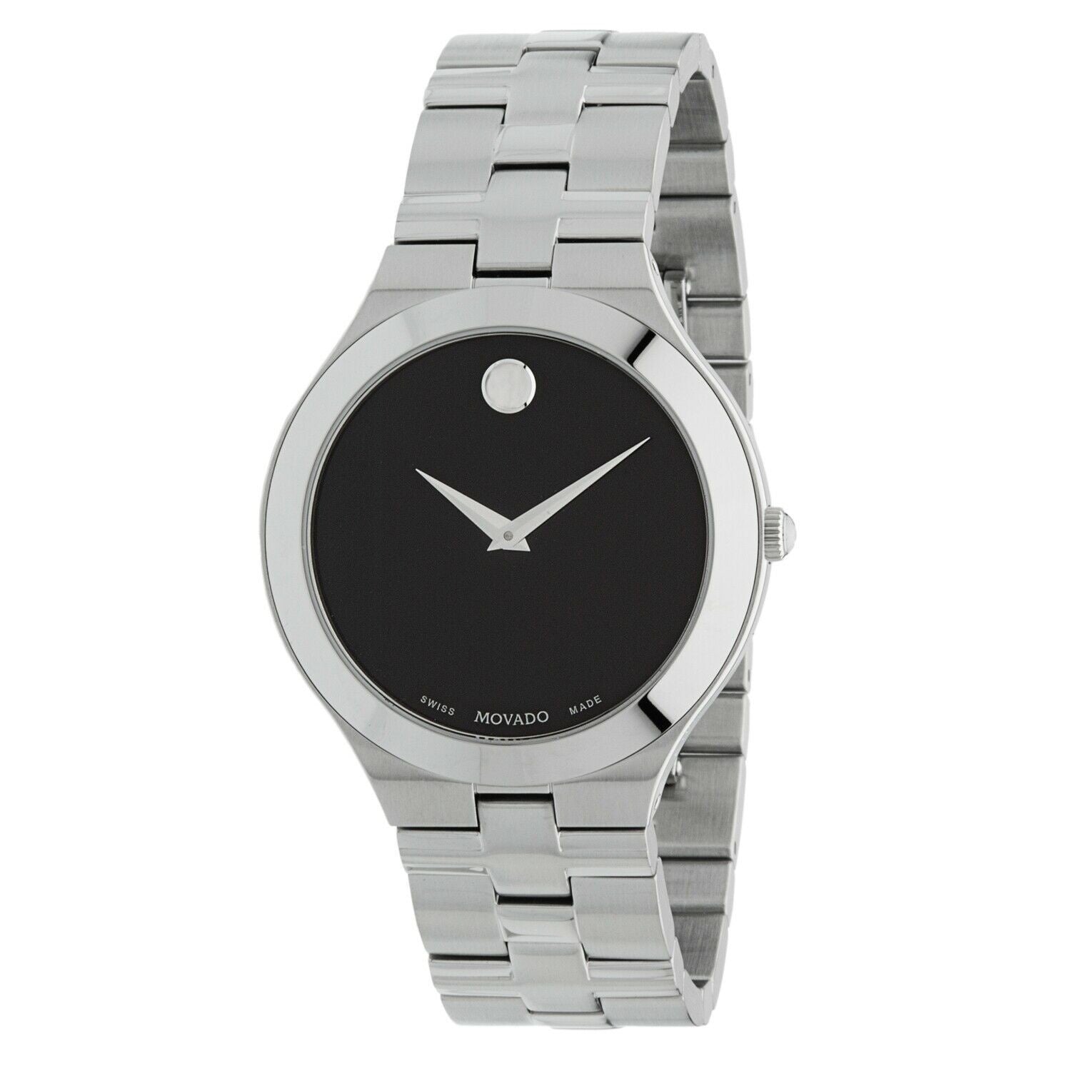 Movado Juro Quartz Black Dial Men's Watch 0607442
