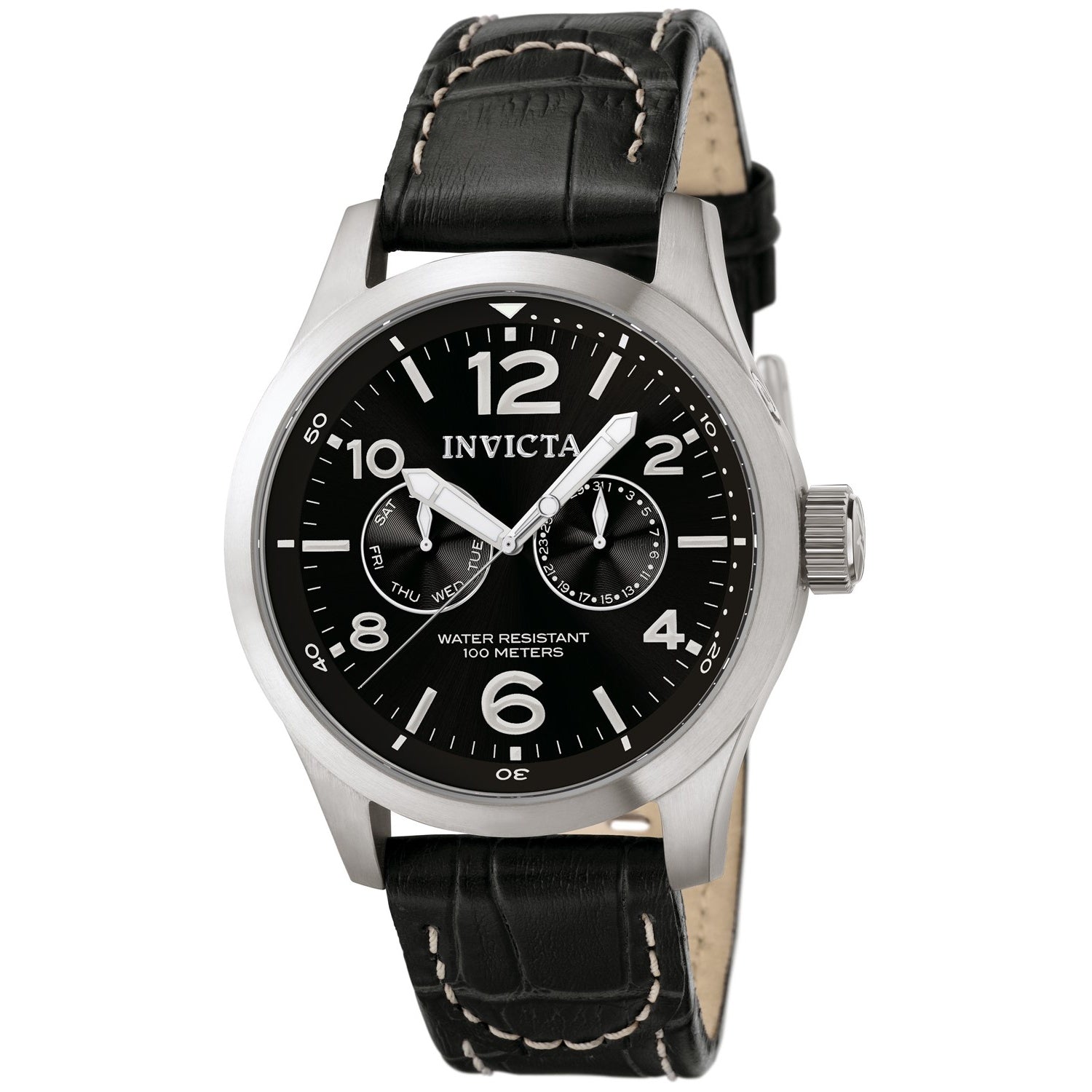 Invicta I-Force Quartz Military Multi-Function Black Dial Men's Watch 0764