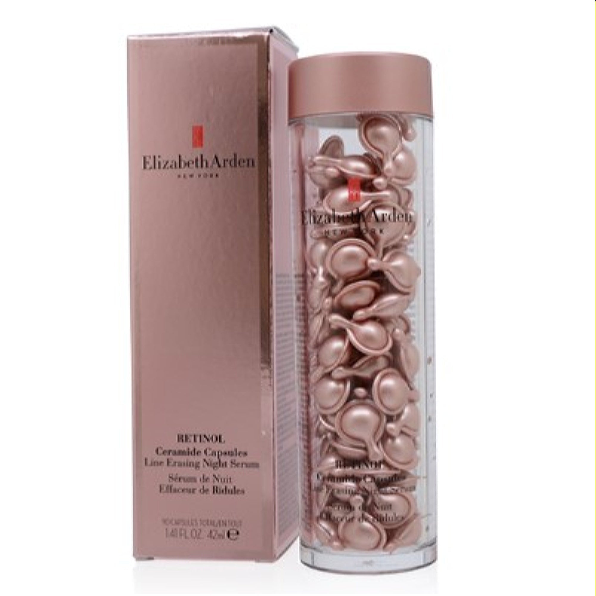 Elizabeth Arden Elizabeth Arden Retinol Ceramide Capsules Line Erasing Night Serum 1.41 Oz 085805231101