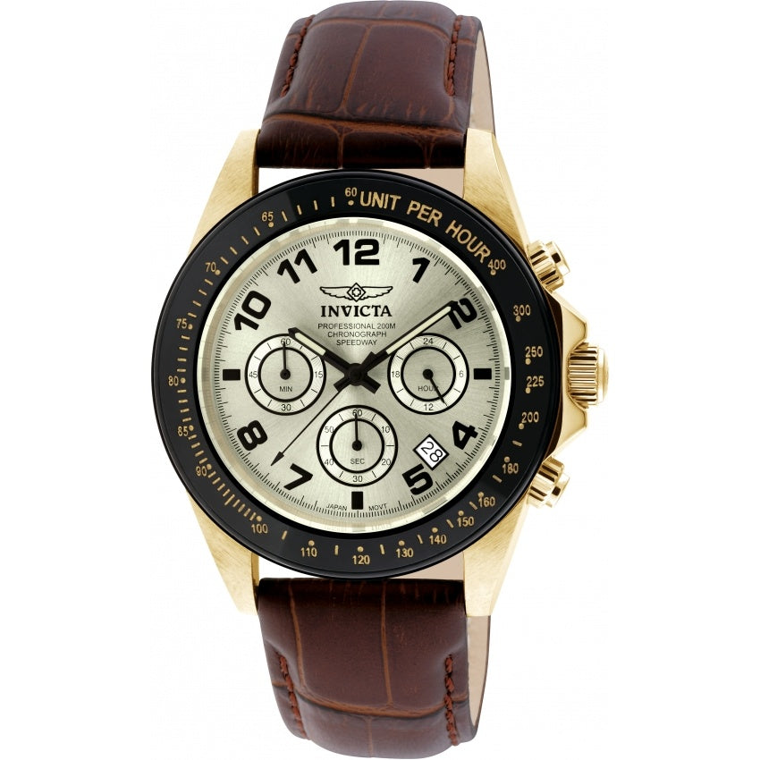 Invicta Speedway Quartz Chronograph Silver Dial Men's Watch 10709