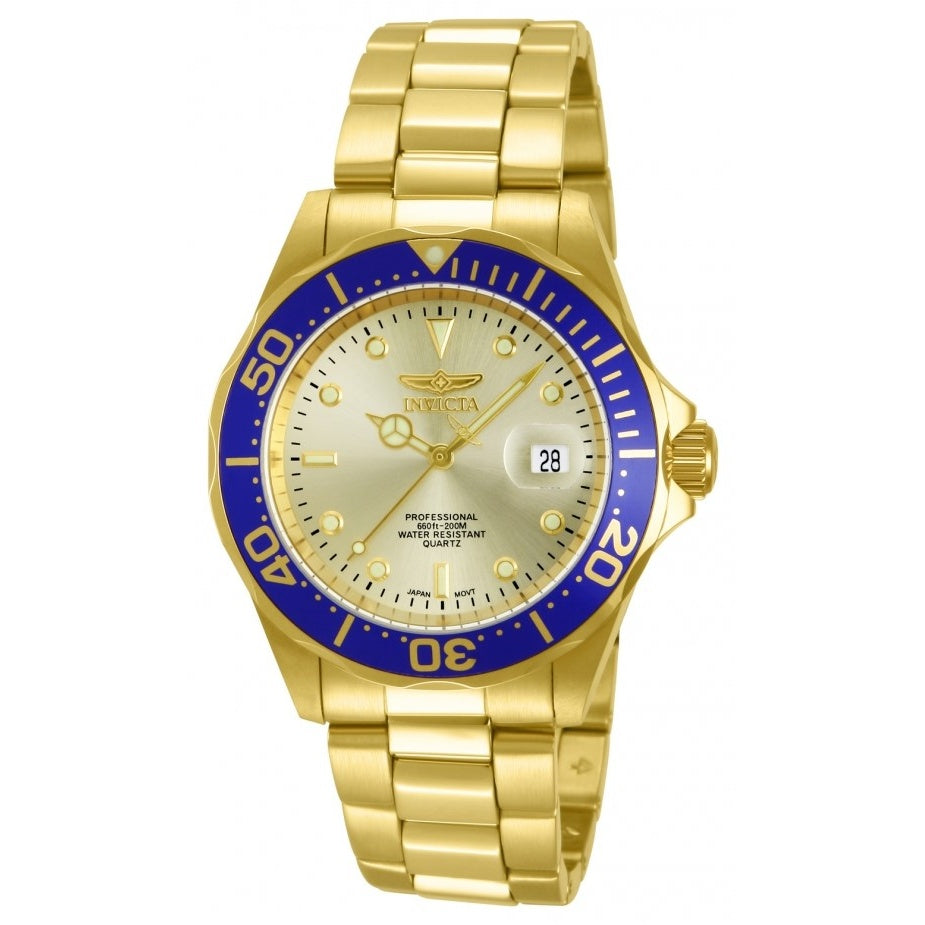 Invicta Pro Diver Quartz Gold-Tone Dial Men's Watch 14124
