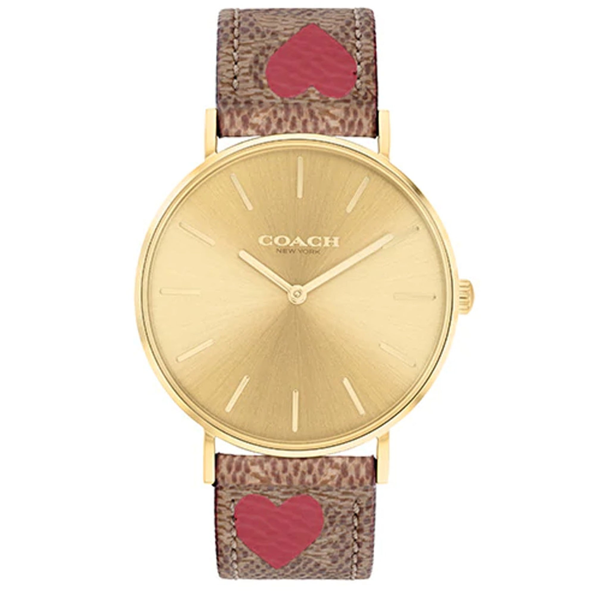 Coach Quartz Perry Gold Gold Dial Women's Watch 14503886