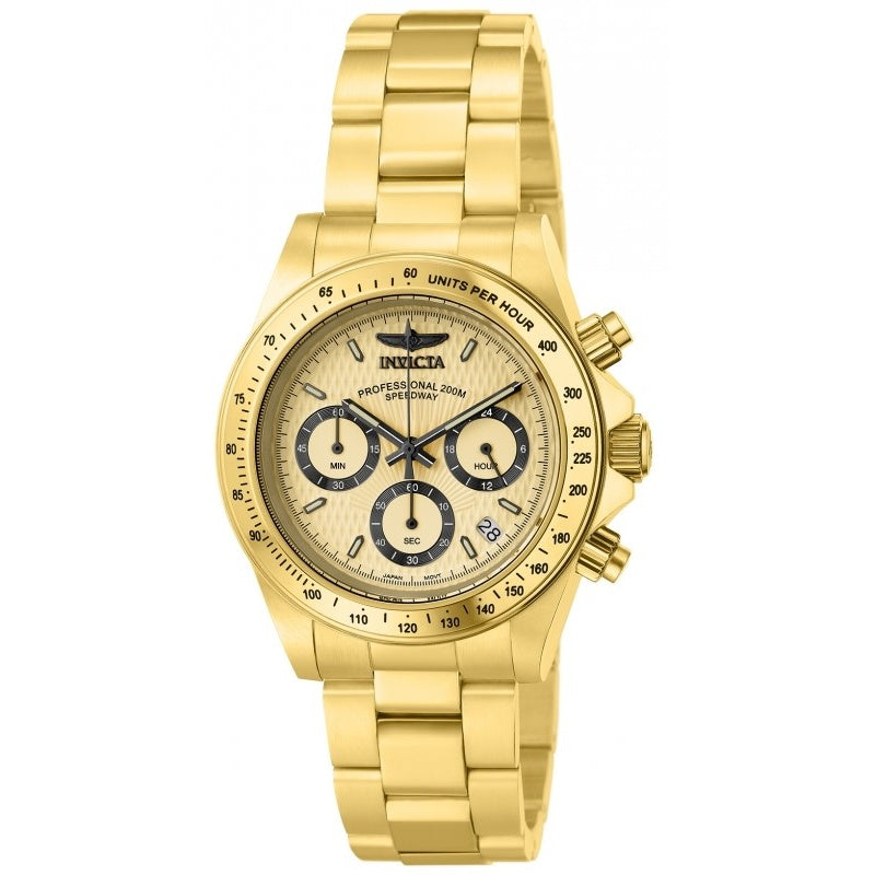 Invicta Speedway Quartz Multi-Function Gold-Tone Dial Men's Watch 14929