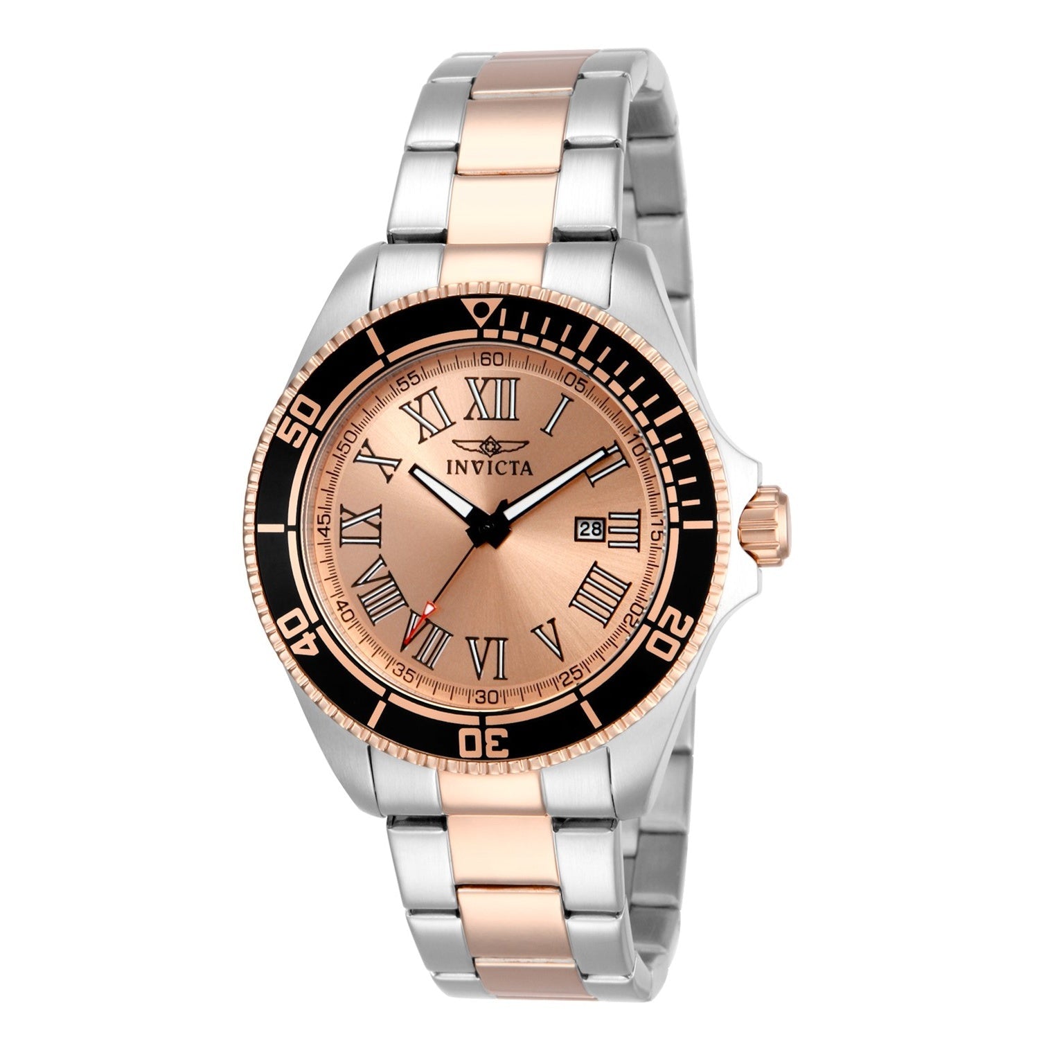 Invicta Pro Diver Quartz Rose-Tone Dial Men's Watch 15001