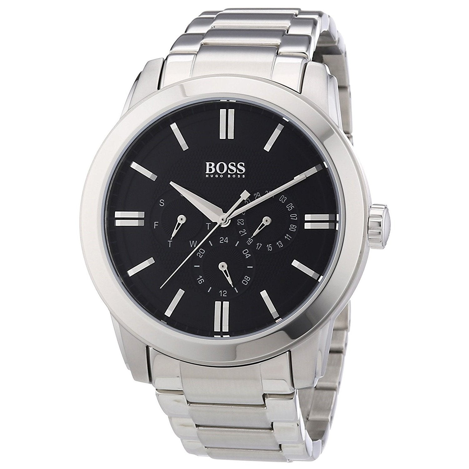 Hugo Boss Quartz Multi-Function Black Dial Men's Watch 1512893