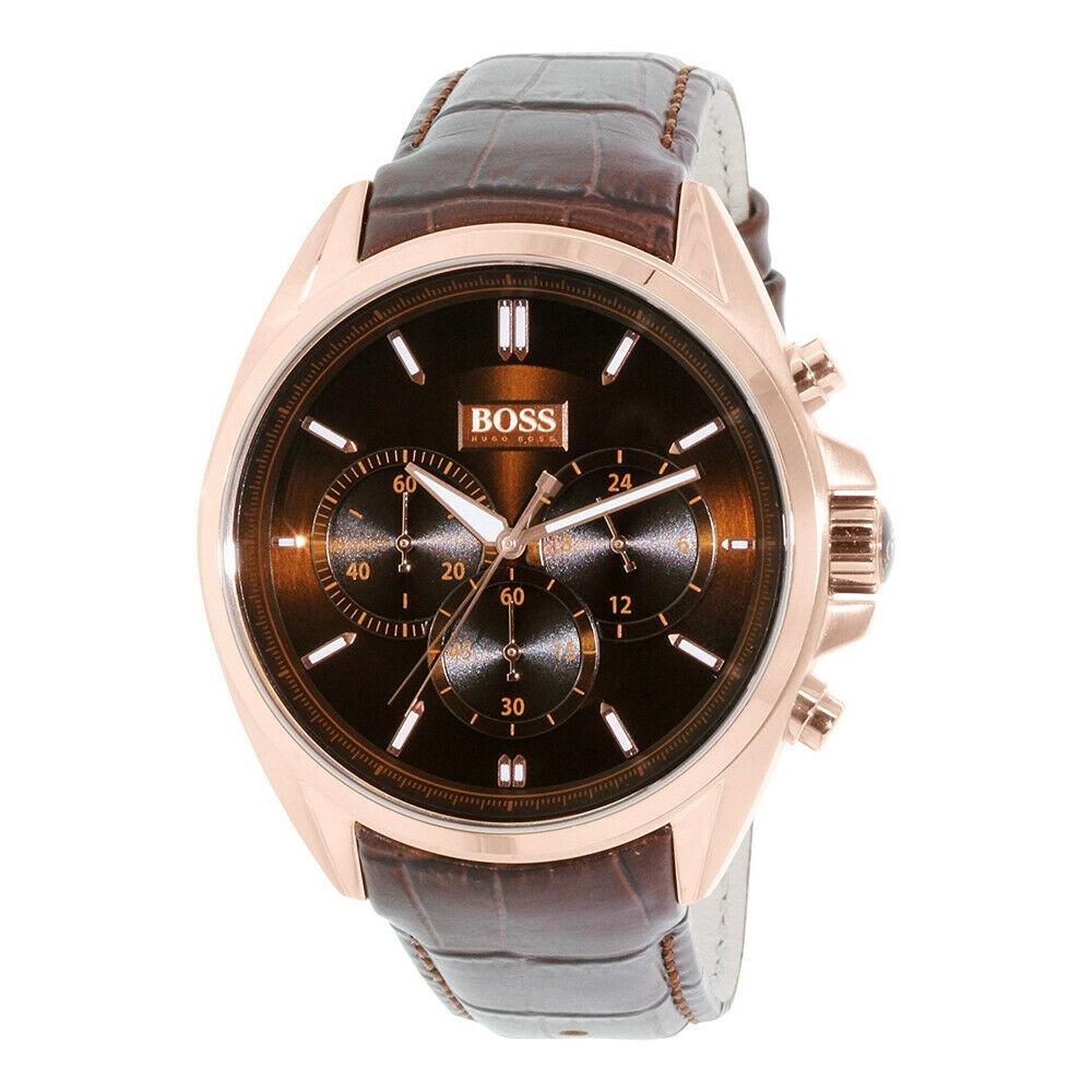 Hugo Boss Driver Chronograph Quartz Chronograph Brown Dial Men's Watch 1513036