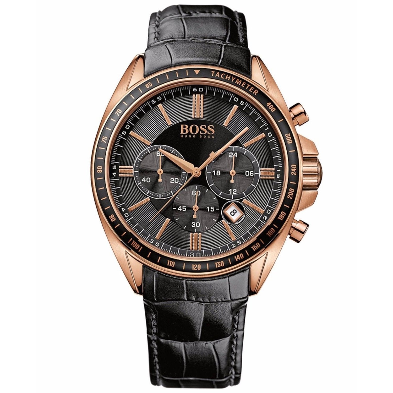 Hugo Boss Driver Sport Quartz Chronograph Black Dial Men's Watch 1513092