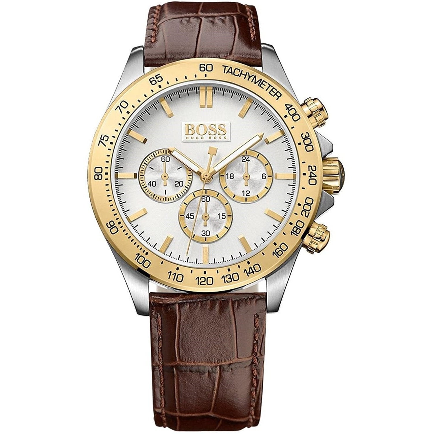 Hugo Boss Ikon Quartz Chronograph Silver Dial Men's Watch 1513174