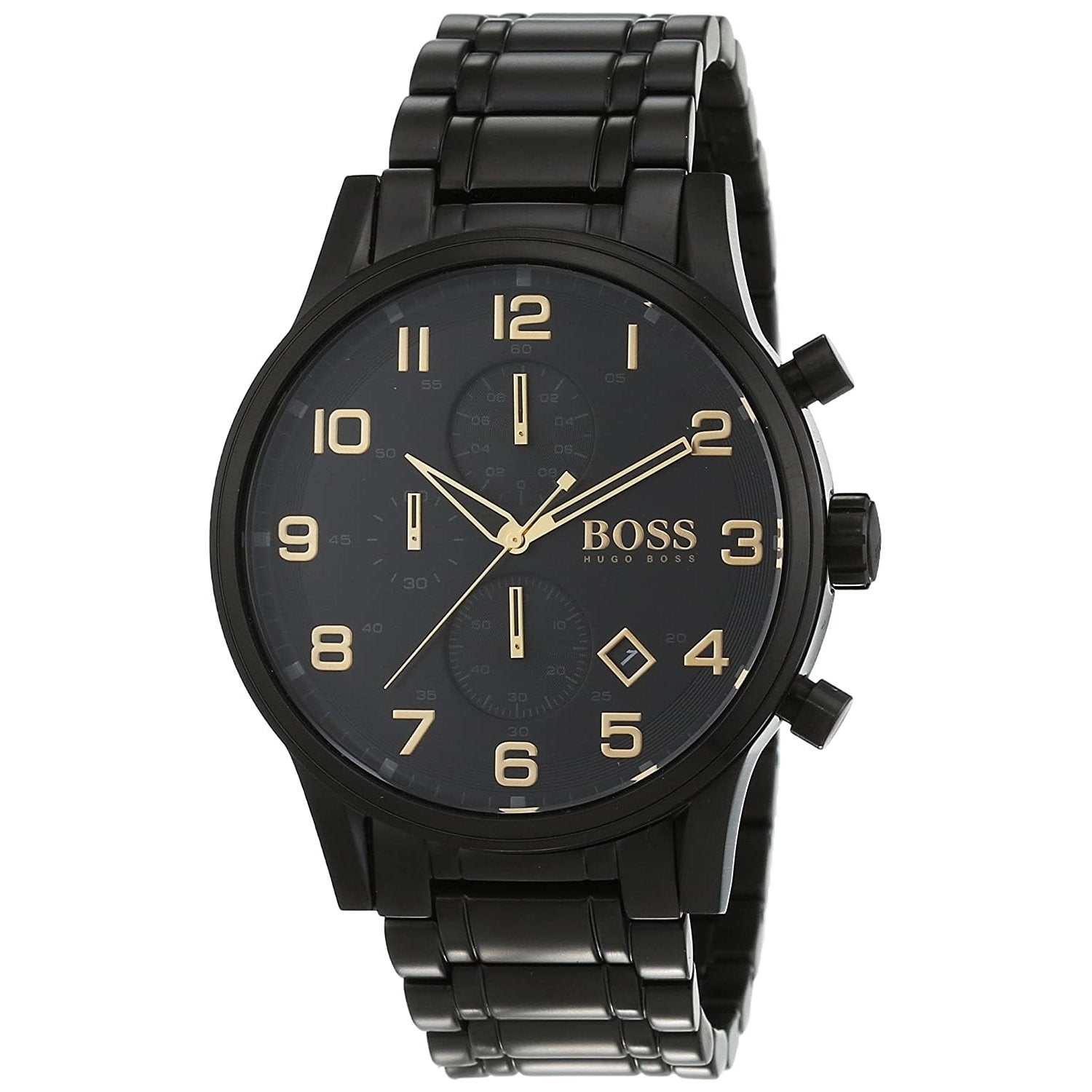 Hugo Boss Aeroliner Quartz Chronograph Black Dial Men's Watch 1513275