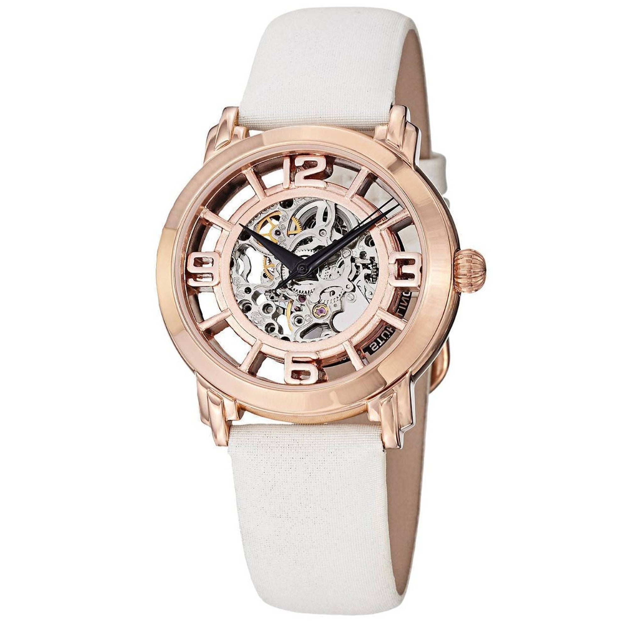 Stuhrling Automatic Legacy Silver Dial Women's Watch 156.124W14