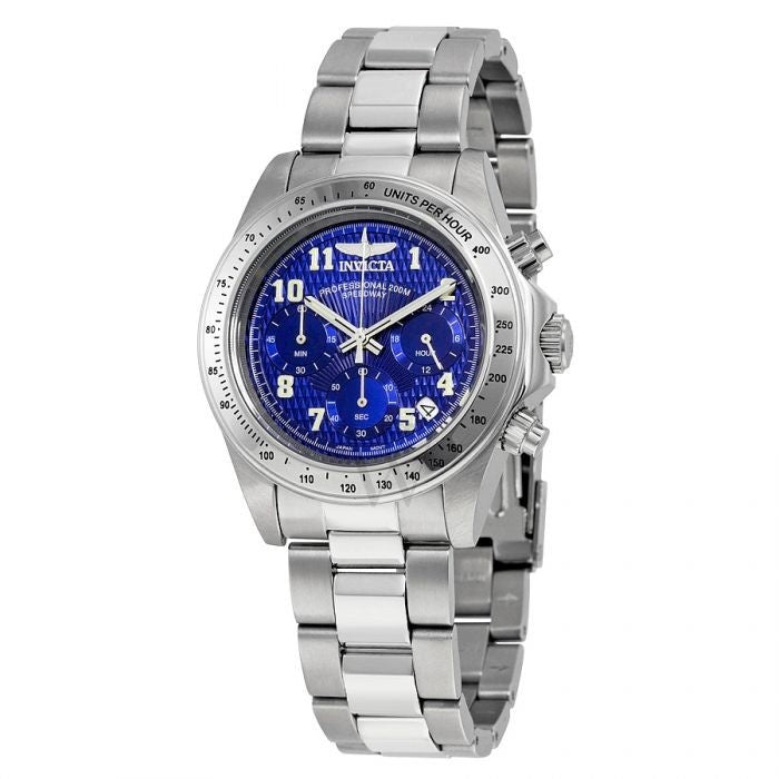 Invicta Speedway Quartz Chronograph Blue Textured Dial Men's Watch 17024