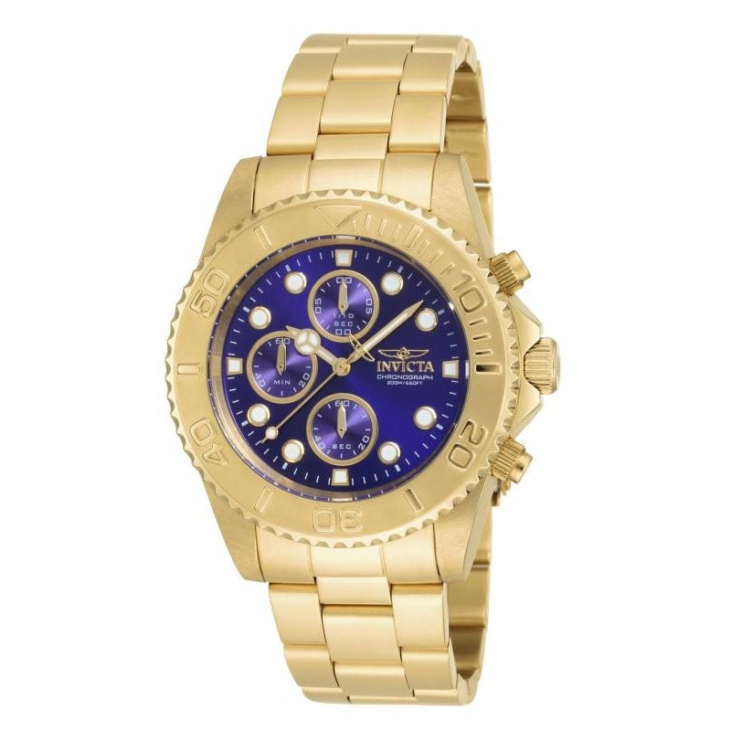 Invicta Pro Diver Quartz Multi-Function Blue Dial Men's Watch 19157