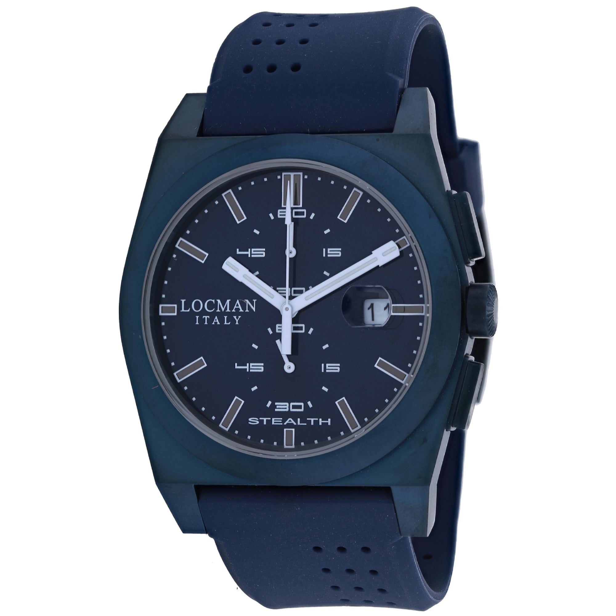 Locman Quartz Stealth Blue Dial Men's Watch 202BLPVBLWHBL