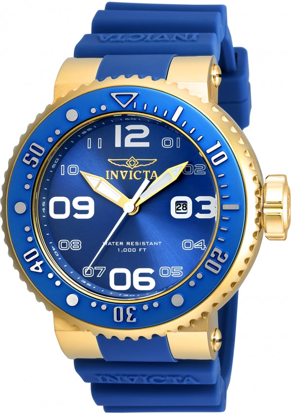 Invicta Pro Diver Quartz Scuba Pro Blue Dial Men's Watch 21522